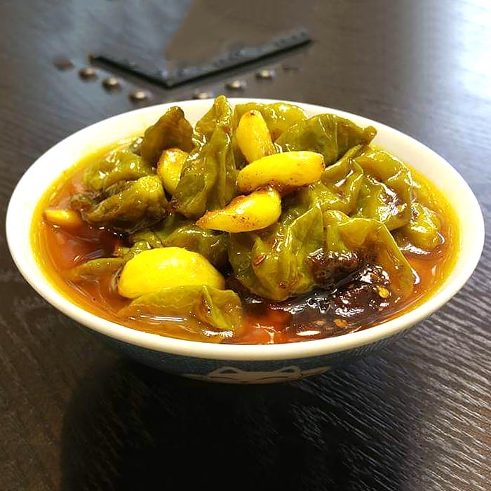 Naga garlic tamarind pickle